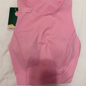 HALARA Softlyzero Airy Round Neck Tie Back Top